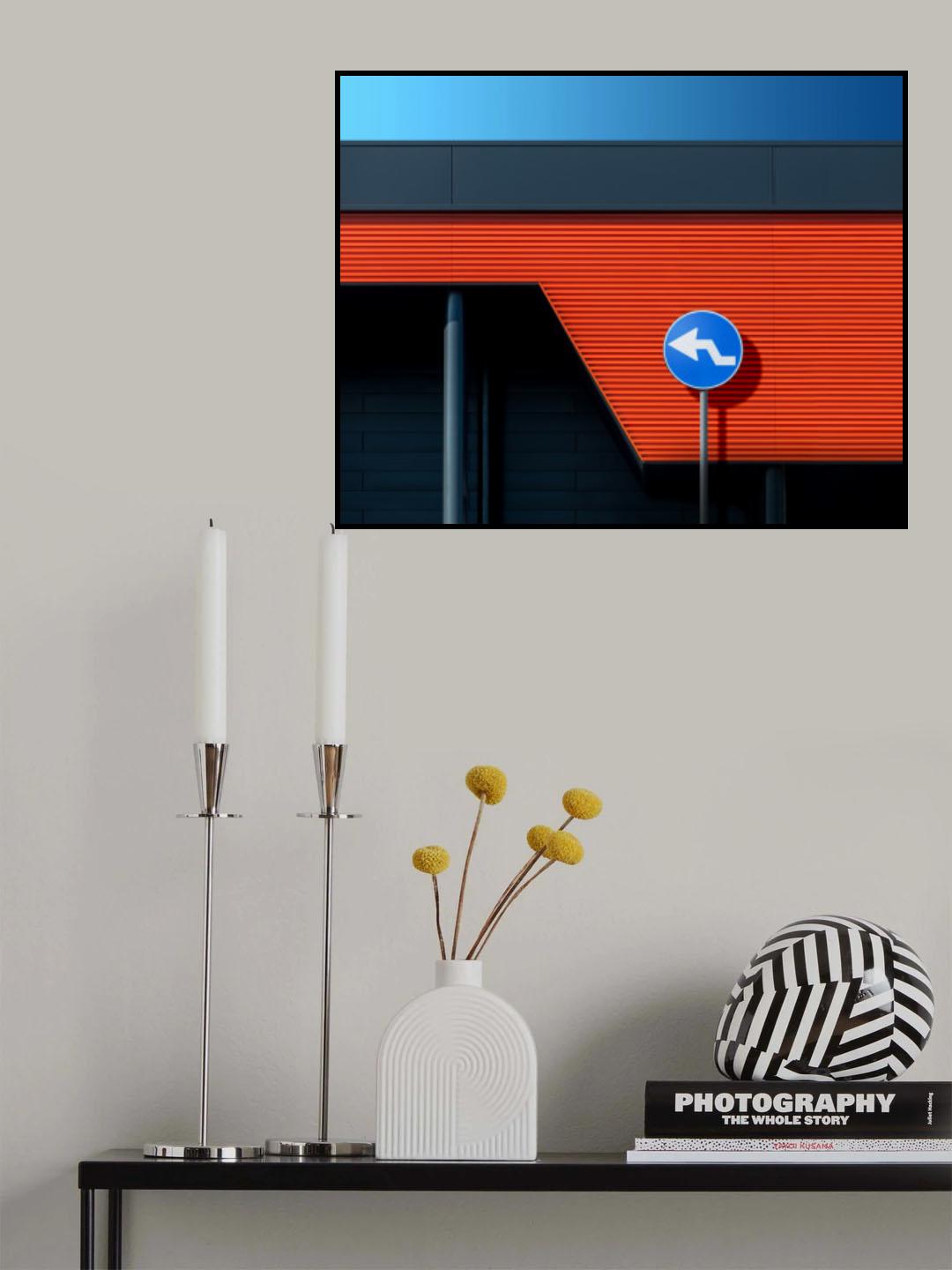 Broken Line Poster och Canvastavla