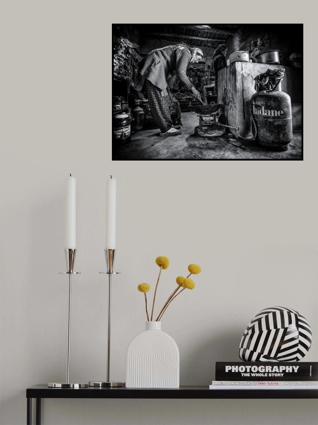 Tibetan Kitchen Poster och Canvastavla