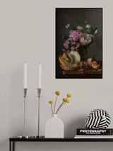 Flowers and melon Poster och Canvastavla