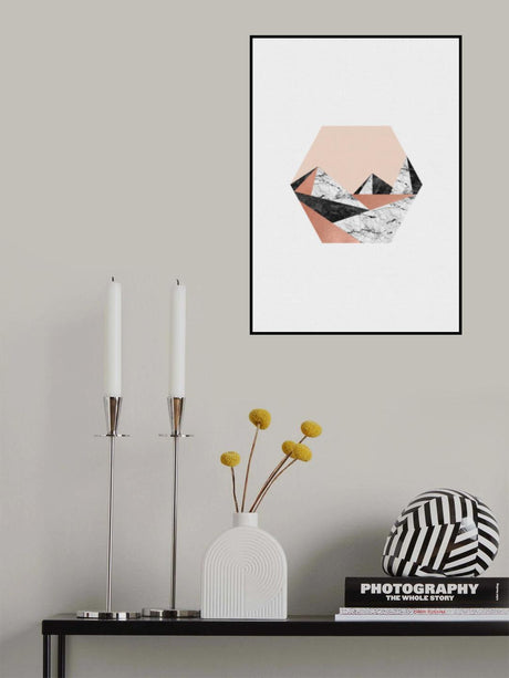 Geometric Landscape III Poster och Canvastavla