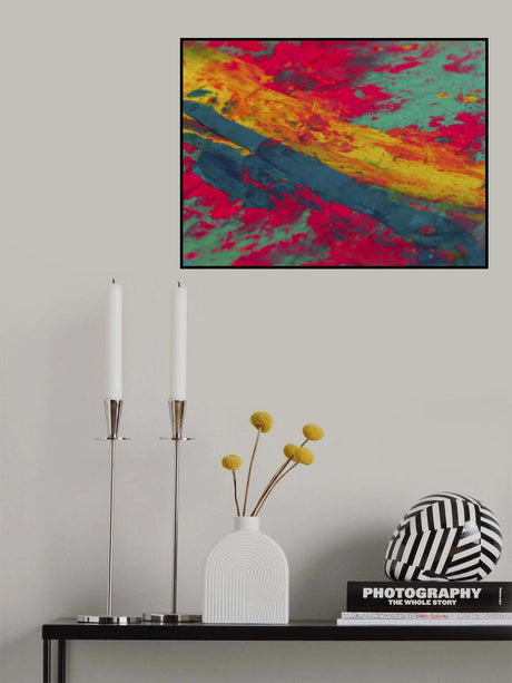 colored paints Poster och Canvastavla