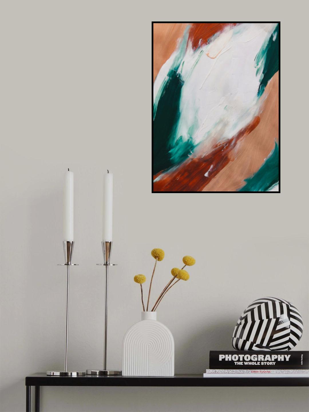 Abstract 24 Poster och Canvastavla