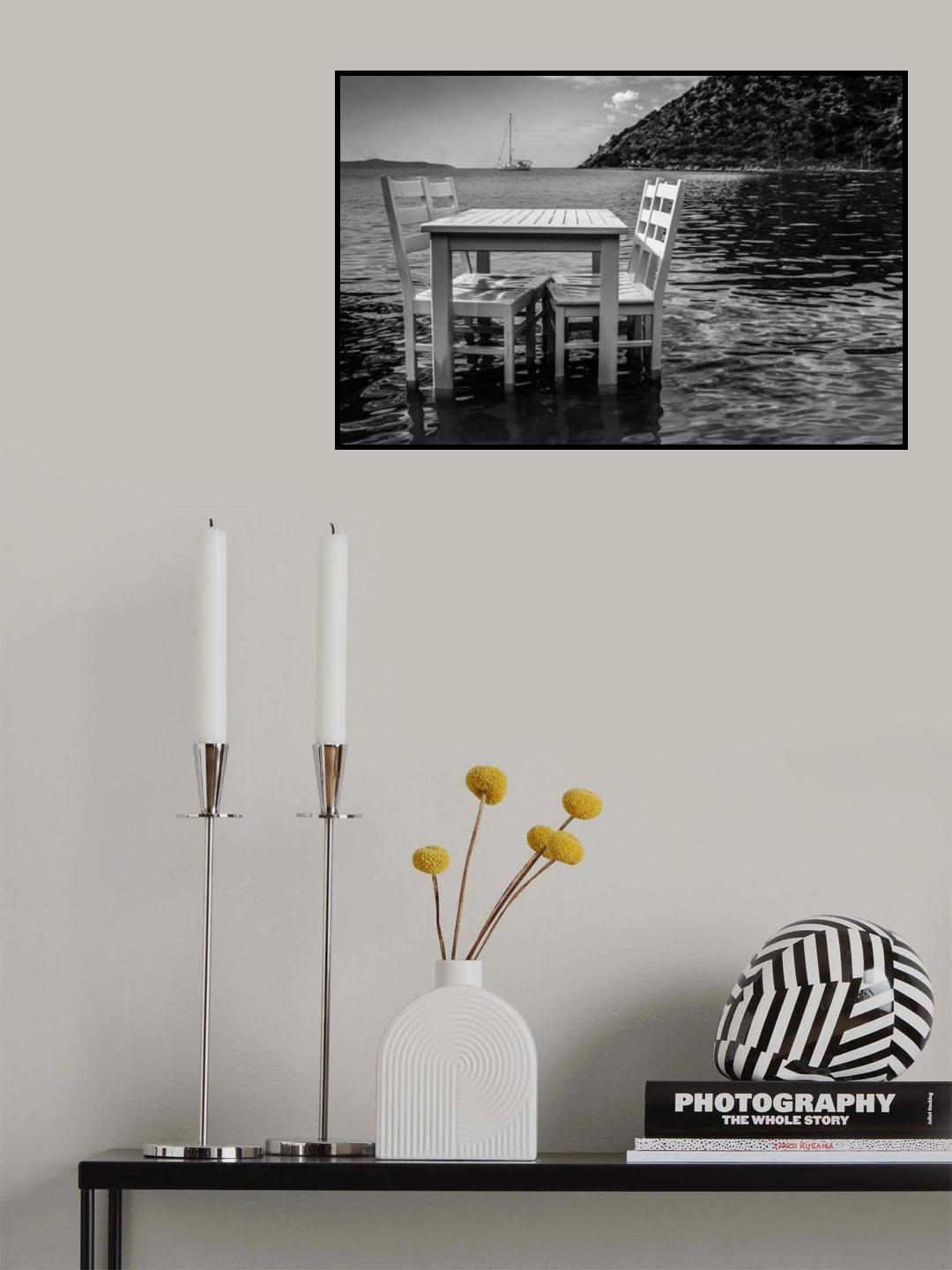 Table with a view Poster och Canvastavla