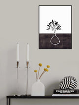 Ink Vase Poster och Canvastavla