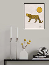 Leopard and Sun   Erum Khalili.png Poster och Canvastavla
