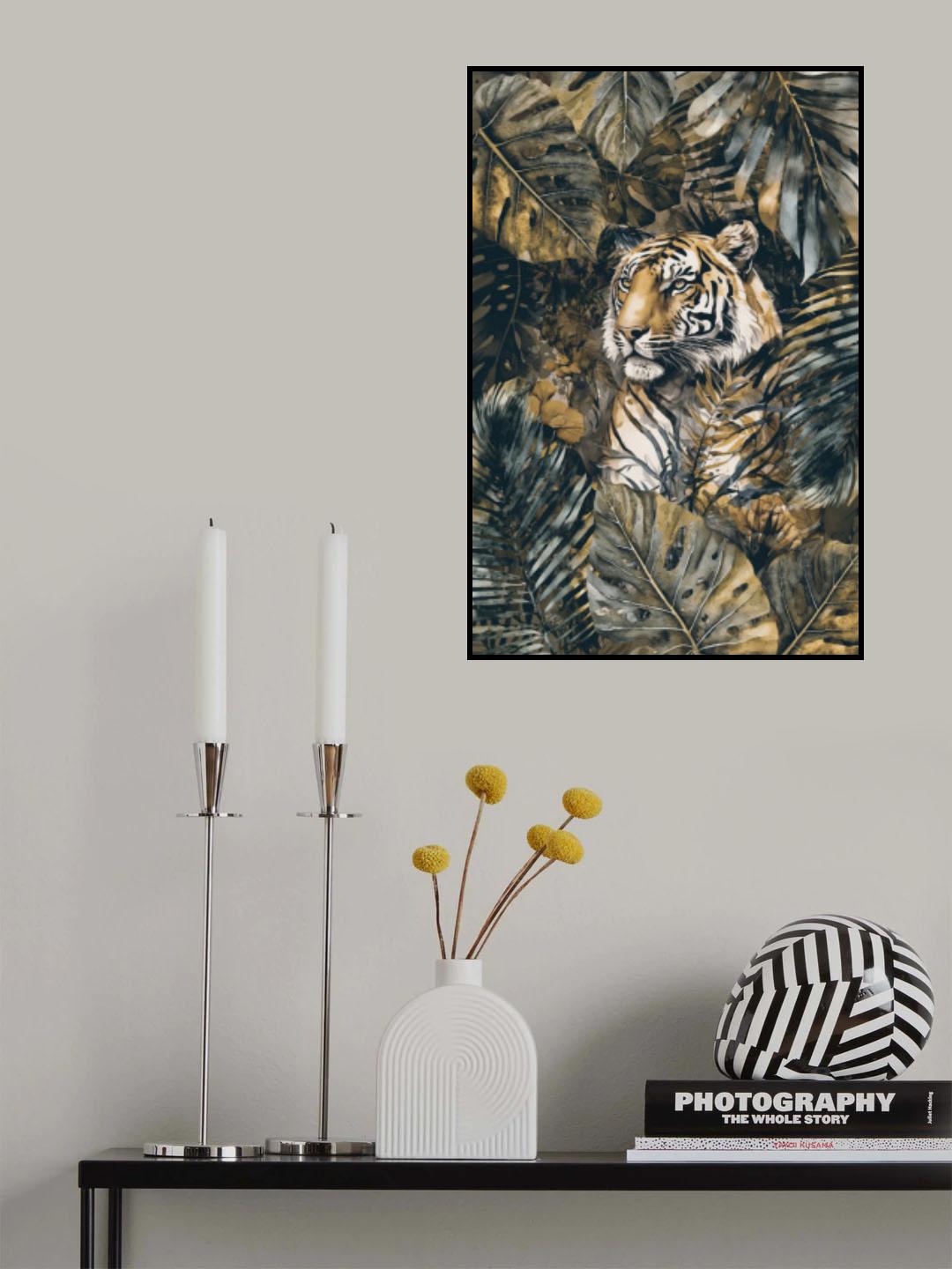 Jungle Tiger Ii Poster och Canvastavla