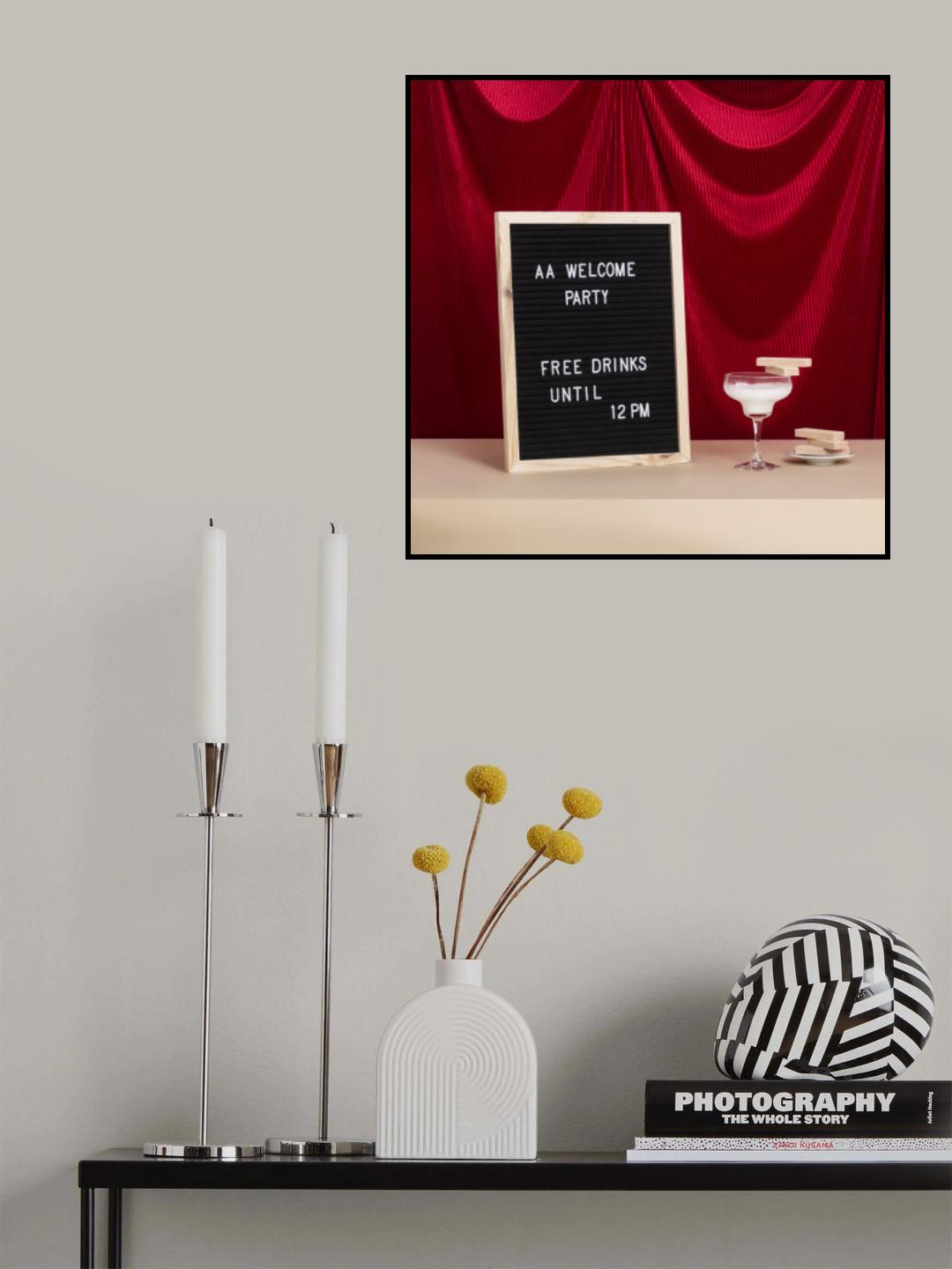 AA Party Poster och Canvastavla