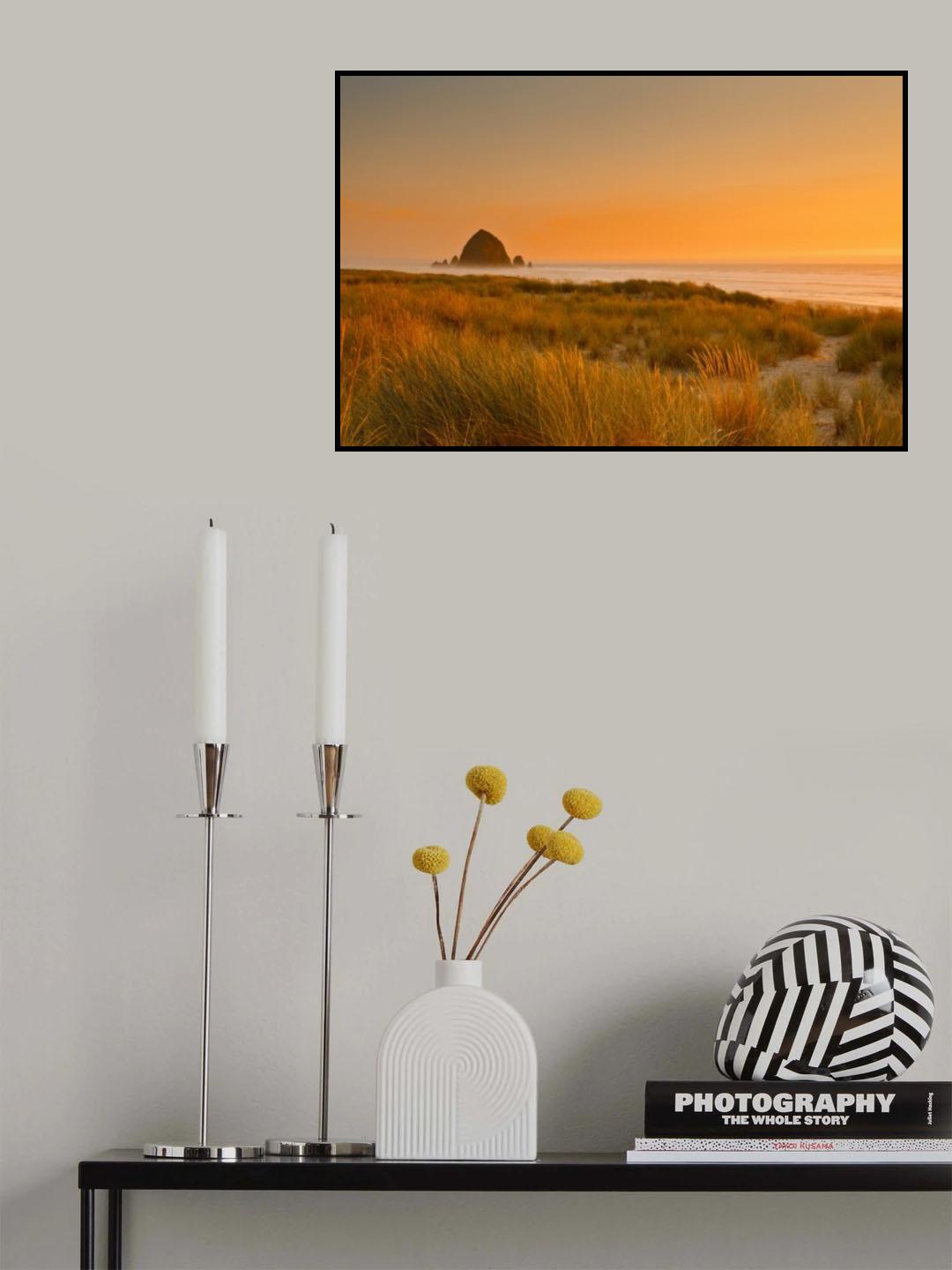 Haystack Rock Poster och Canvastavla