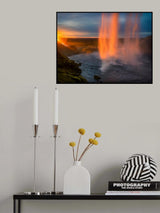 Pouring Light Poster och Canvastavla