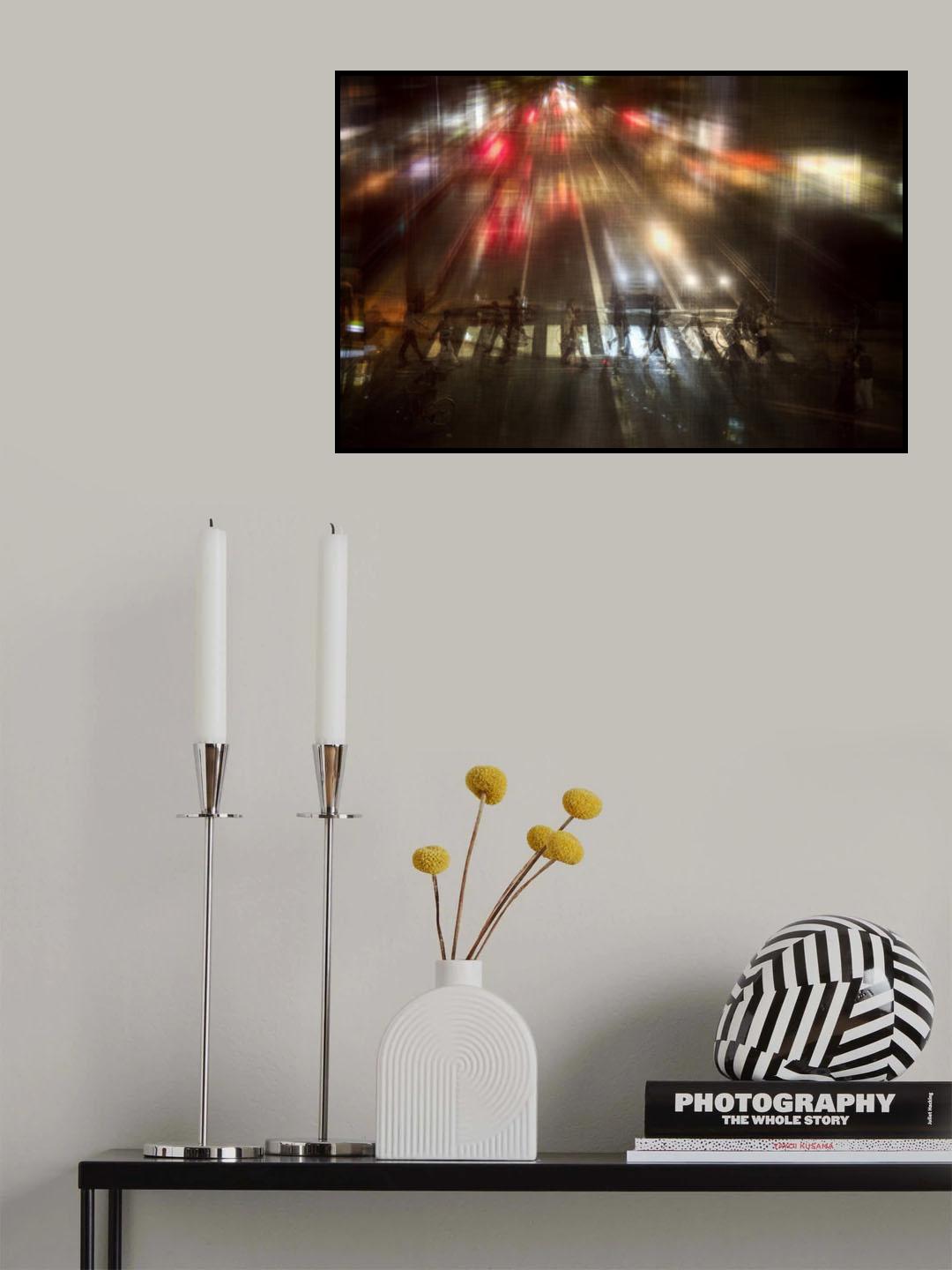 Night street Poster och Canvastavla