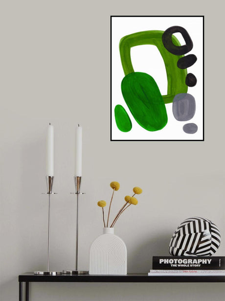 Midcentury Olive Poster och Canvastavla