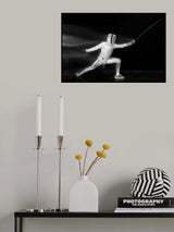 Lone Fencer Poster och Canvastavla