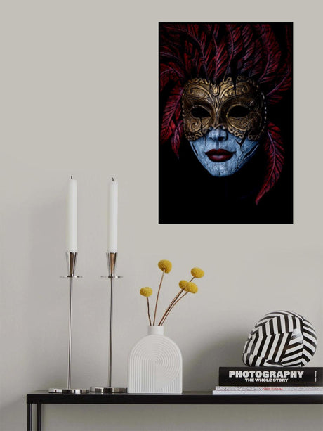 Where does the mask begin and end? Poster och Canvastavla