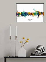 Canberra Australia Skyline Poster och Canvastavla