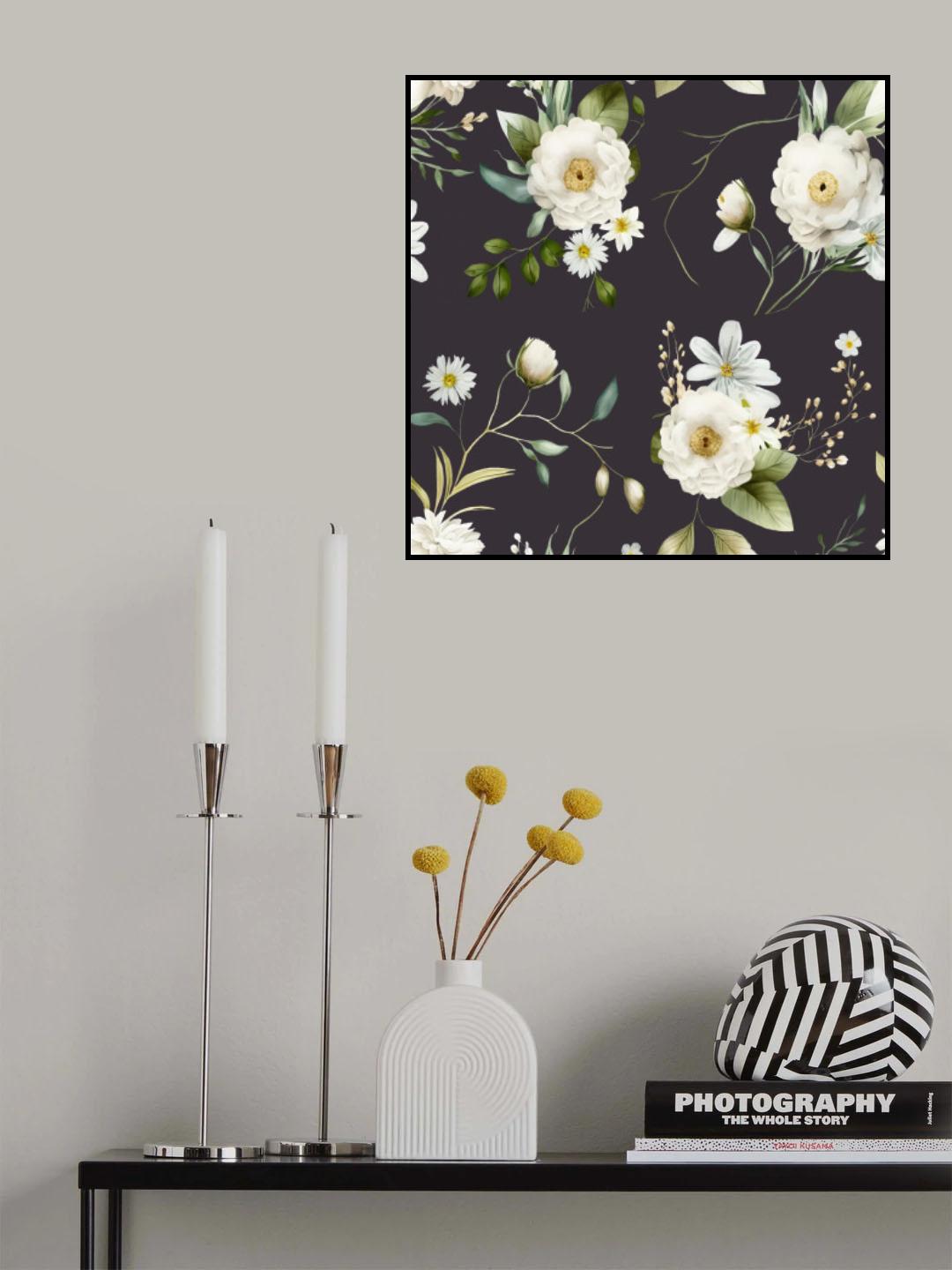 Wall Mural Wh 2 4096 Grey Poster och Canvastavla