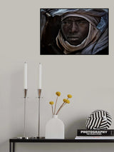 Peul man watching the gerewol festival - Niger Poster och Canvastavla