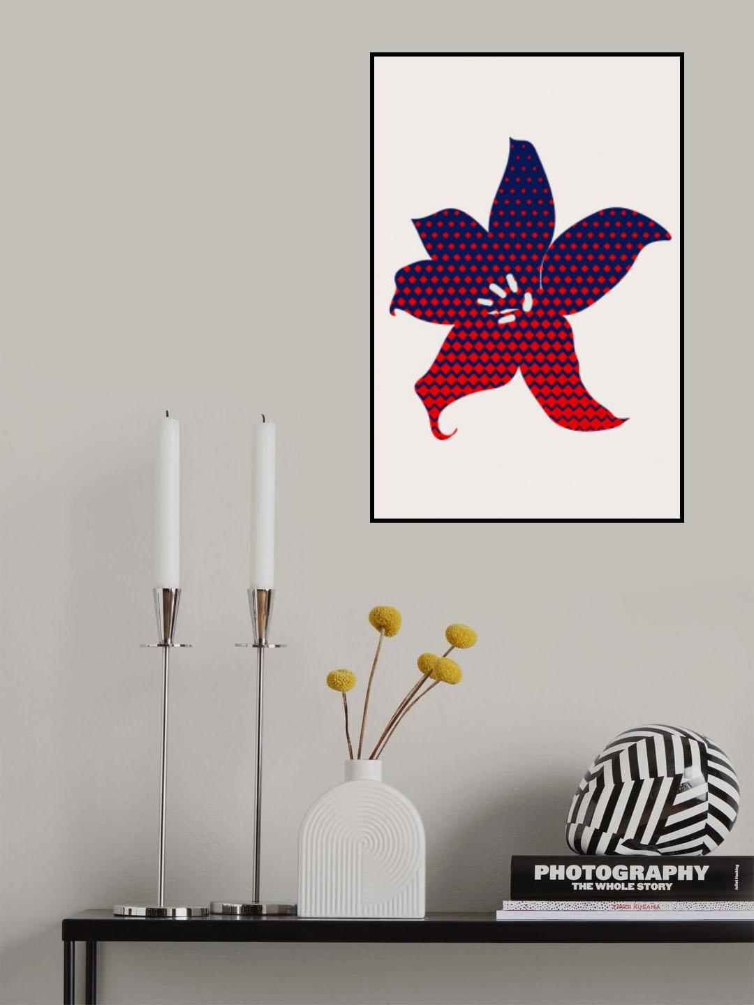 Pop Flower Poster och Canvastavla