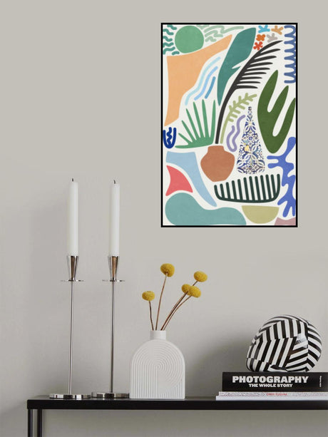 Summertime Colors and Shapes Poster och Canvastavla