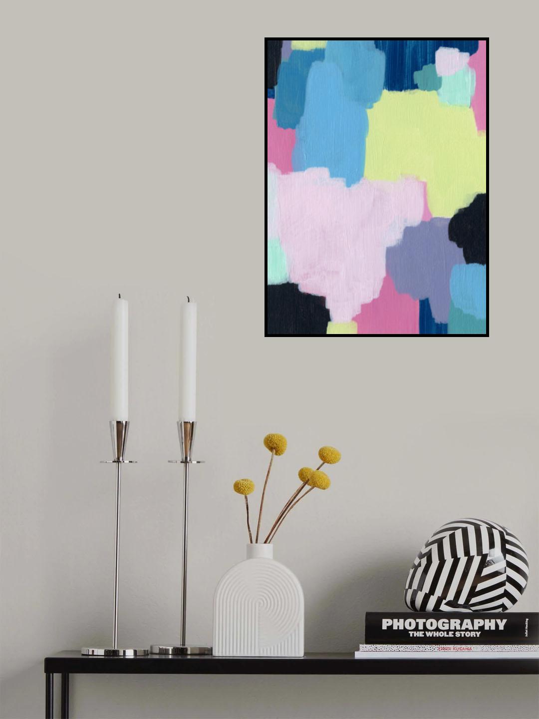 Abstract 72 Poster och Canvastavla