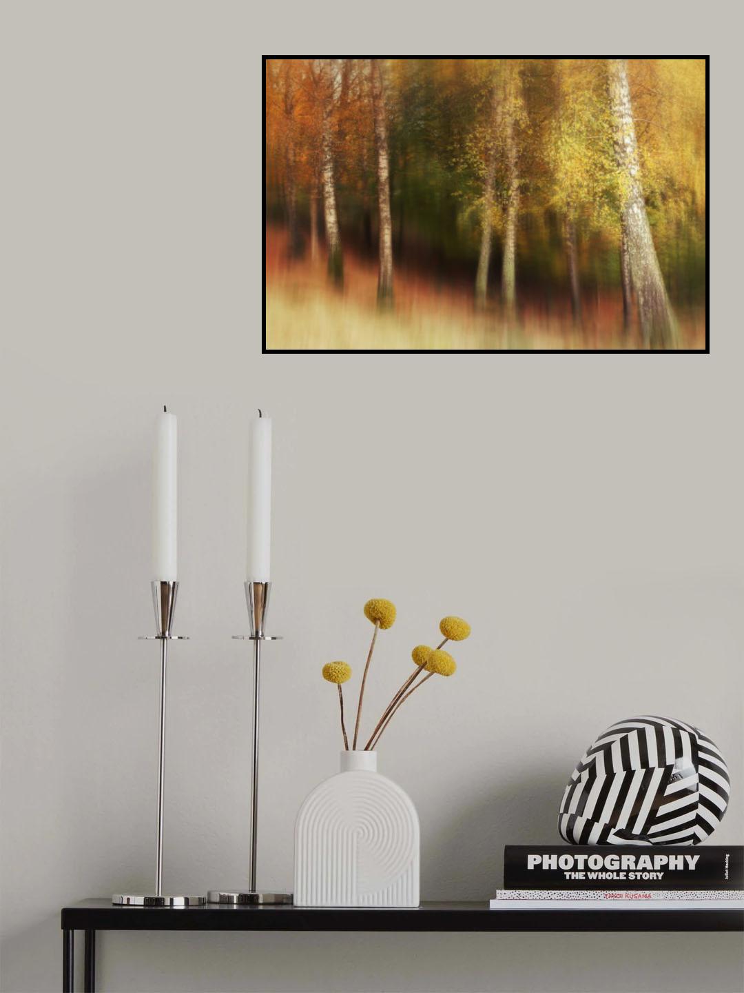 Autumn Colors Poster och Canvastavla