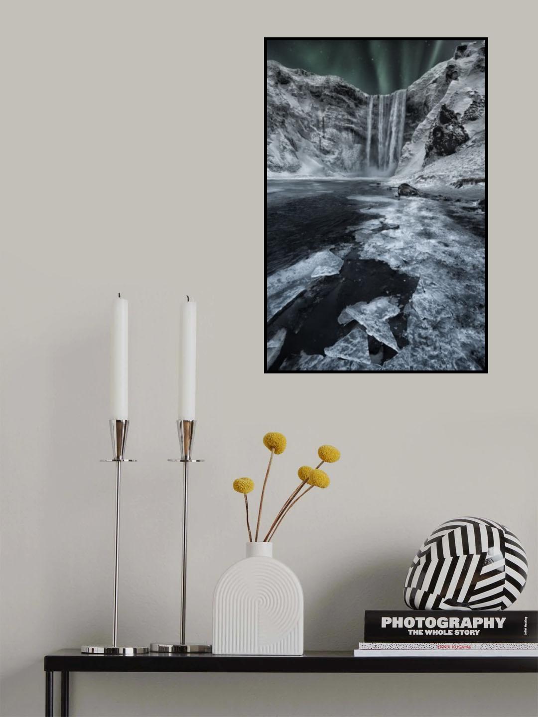 Skogafoss Falls Poster och Canvastavla