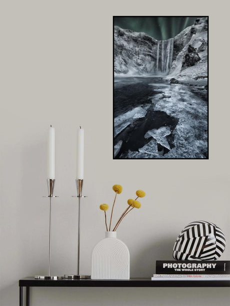 Skogafoss Falls Poster och Canvastavla