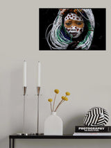 Surma girl - Ethiopia Poster och Canvastavla