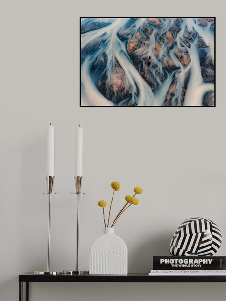 The glacier rivers of Iceland Poster och Canvastavla