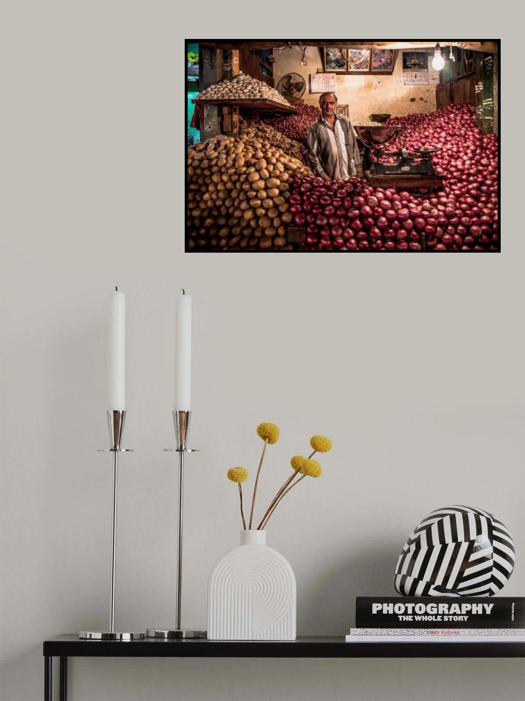 The man of onions Poster och Canvastavla