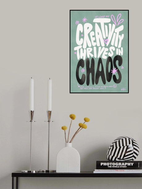 Creative Chaos Poster och Canvastavla