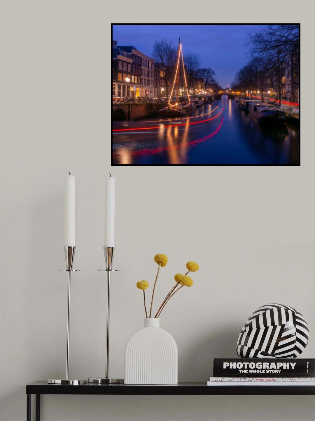 canals of Amsterdam Poster och Canvastavla