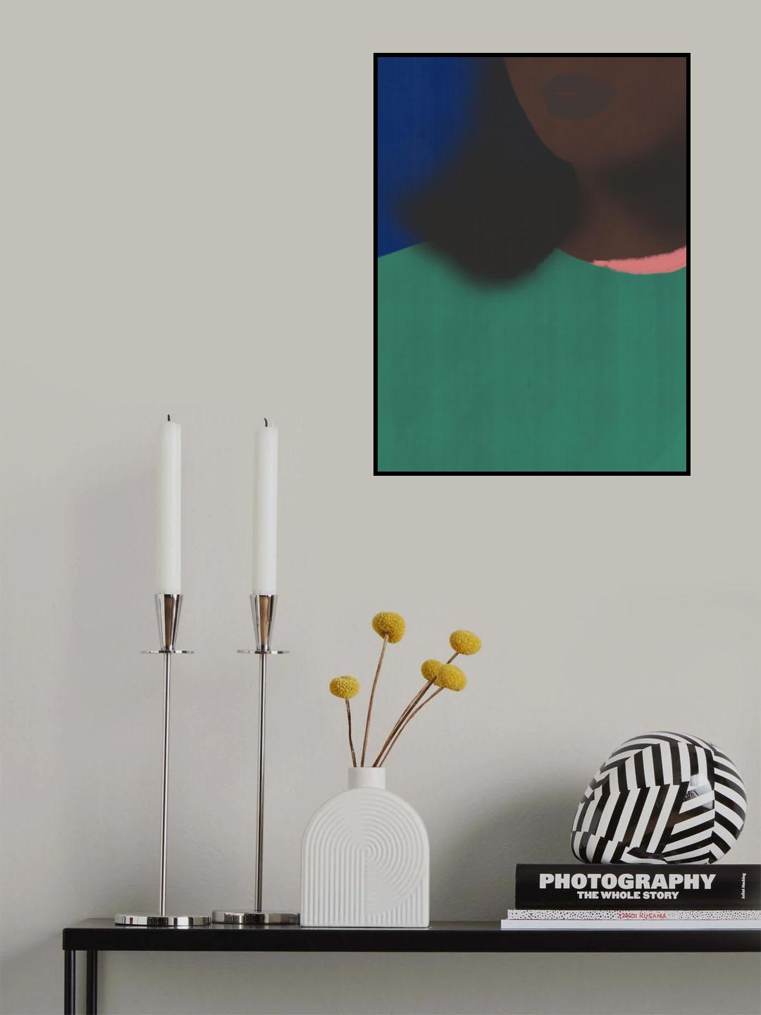 Pink Tee Poster och Canvastavla