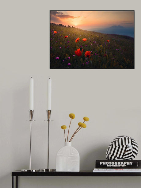Rudbar Heights in Spring Poster och Canvastavla