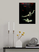 underwater artistic portrait shooting Poster och Canvastavla
