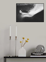 Yanika with white Poster och Canvastavla