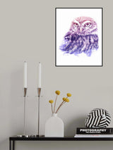 0013 Animal Watercolor Poster och Canvastavla