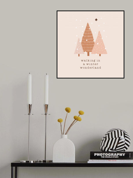 Walking In a Winter Wonderland Poster och Canvastavla