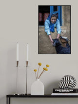 Blue Poster och Canvastavla