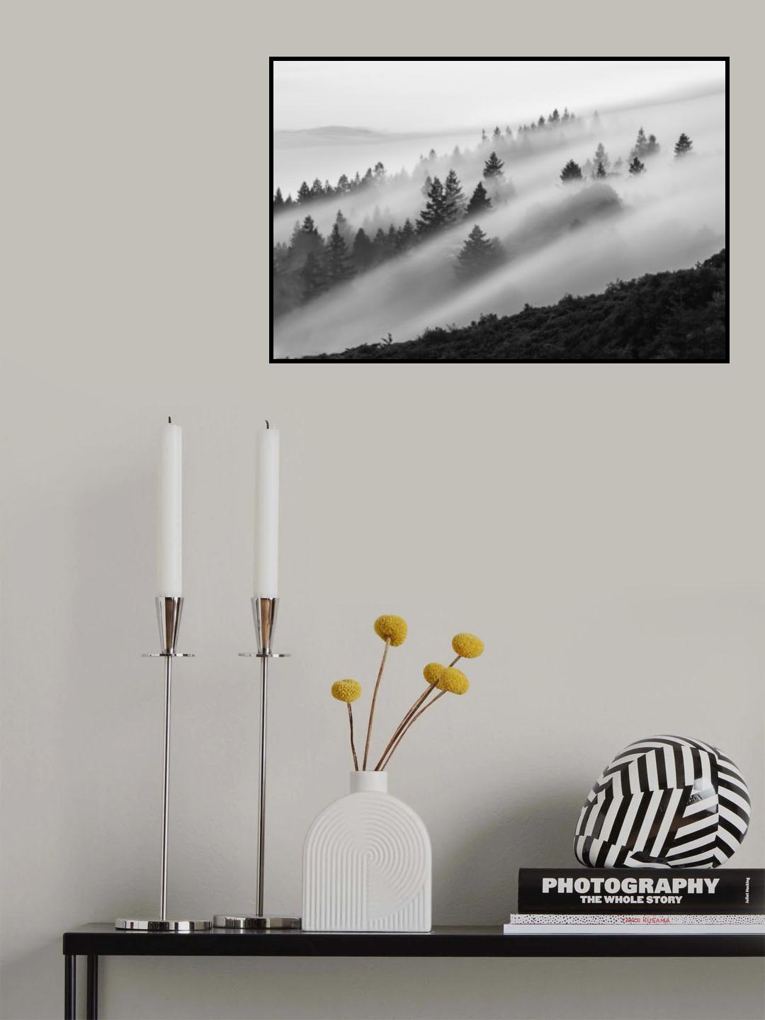 Flowing Fog Poster och Canvastavla