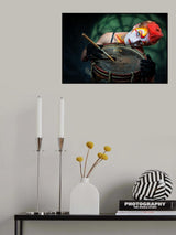 Silent Drummer Poster och Canvastavla