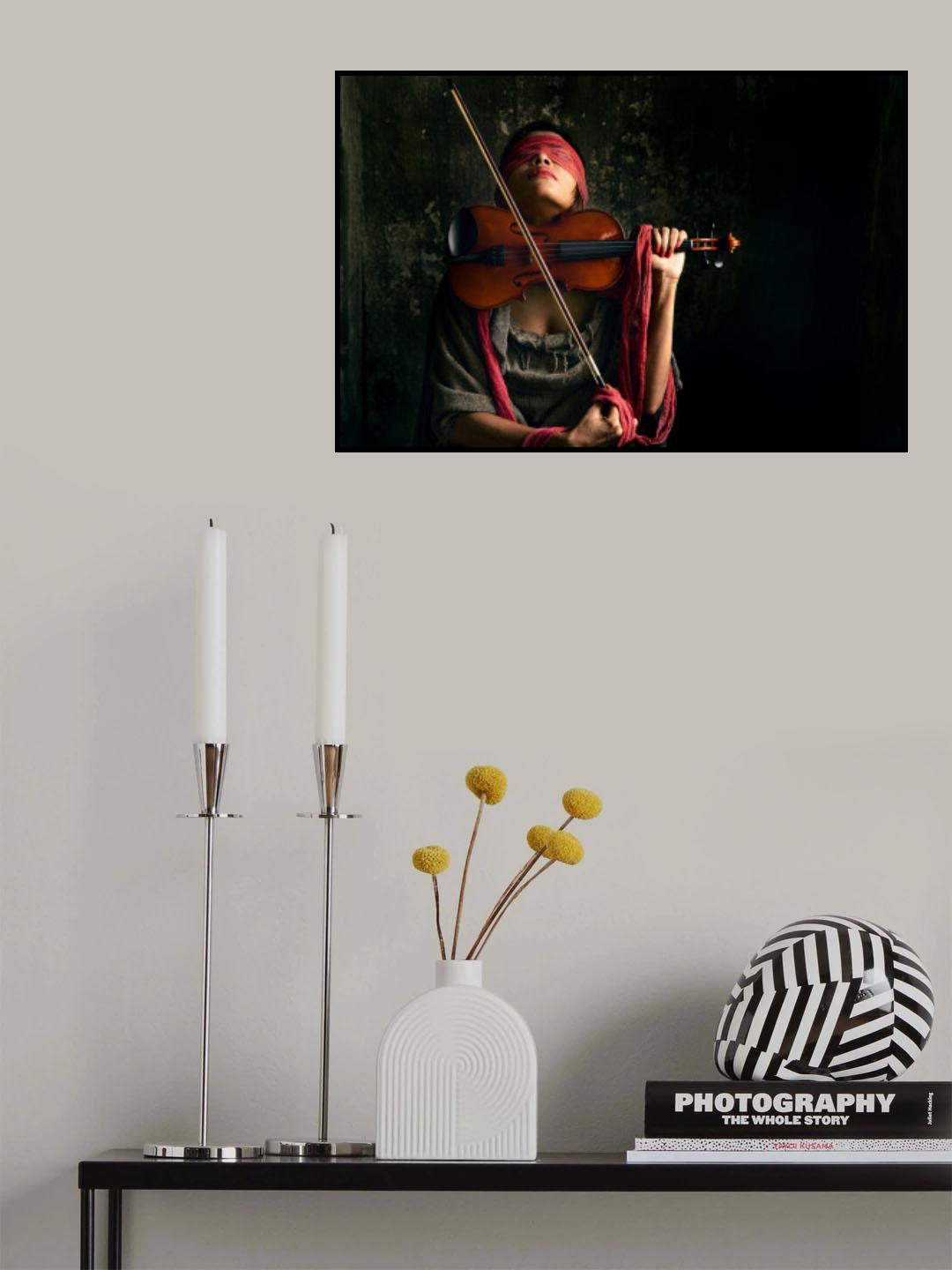 wild violinist Poster och Canvastavla