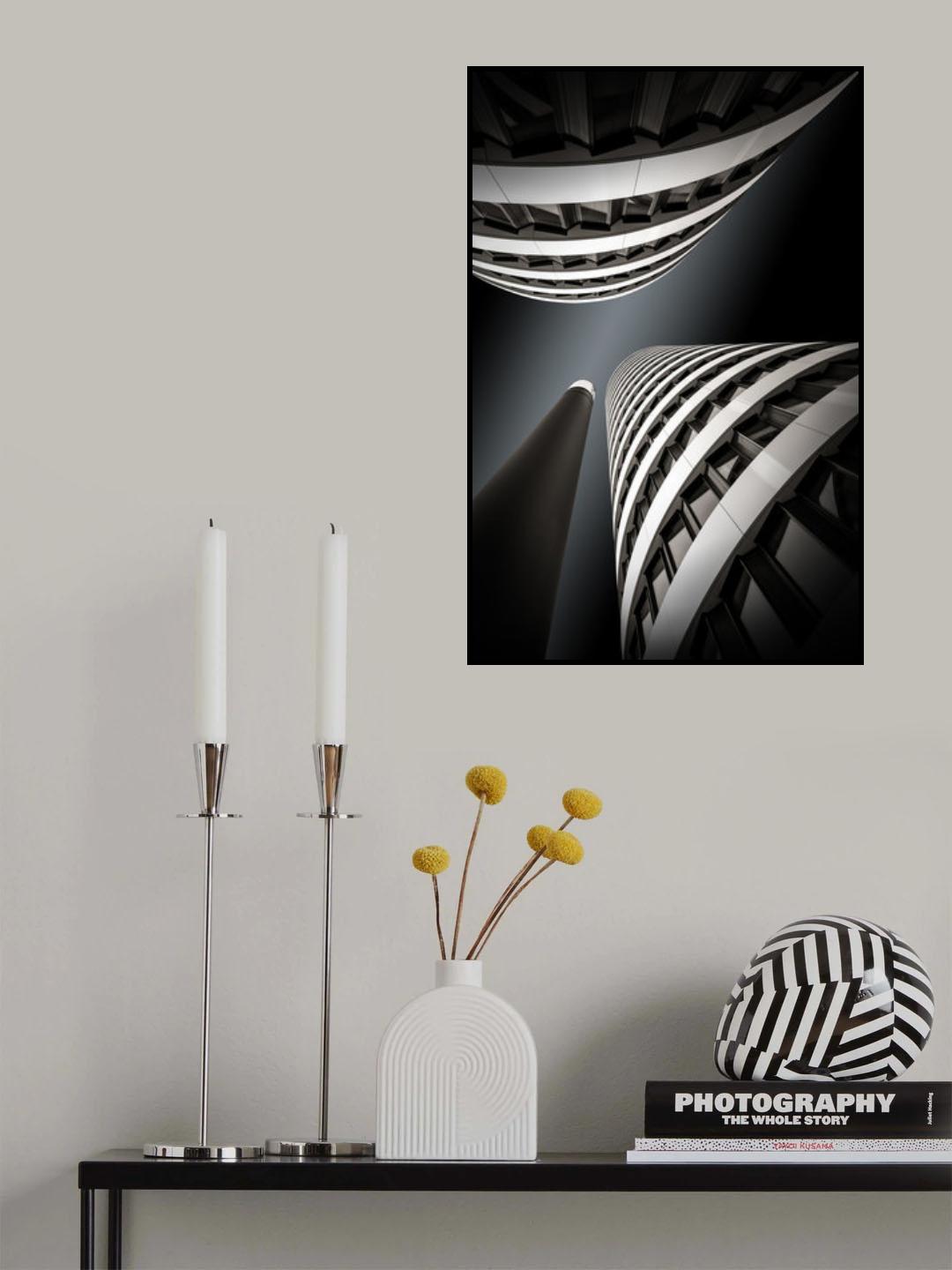... look up it´s round Poster och Canvastavla