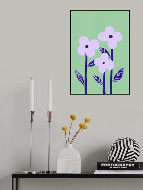 Lilac Flowers Poster och Canvastavla