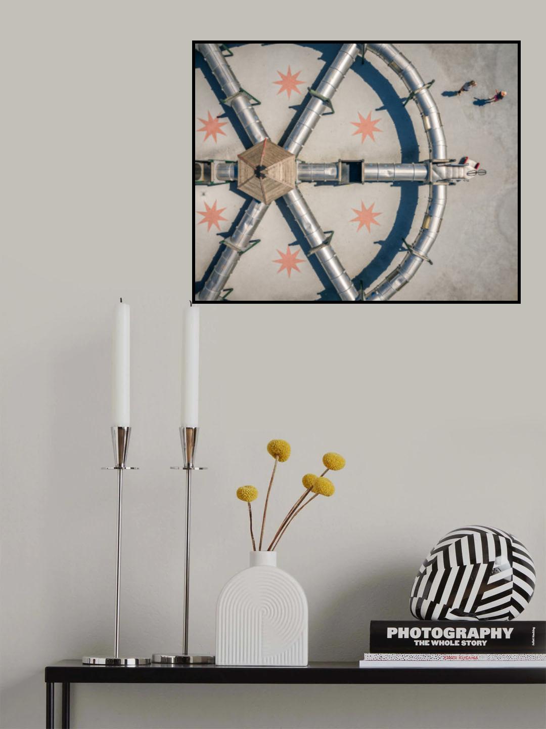 Spaceship Poster och Canvastavla