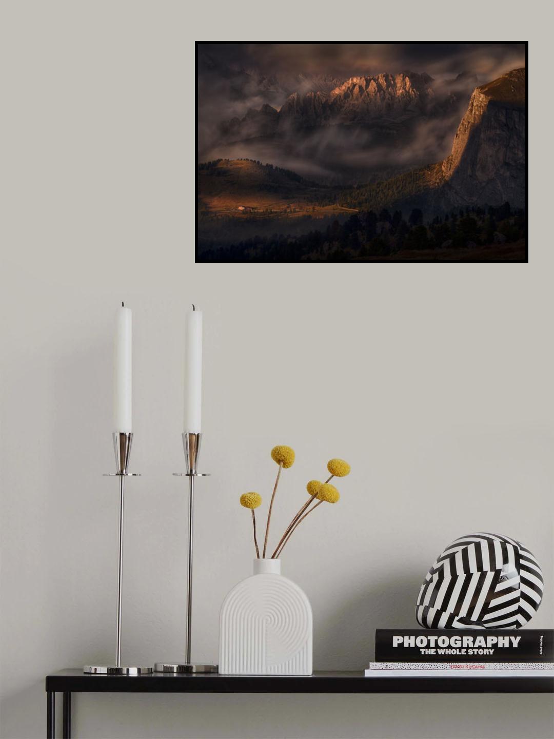 As the clouds started to move Poster och Canvastavla