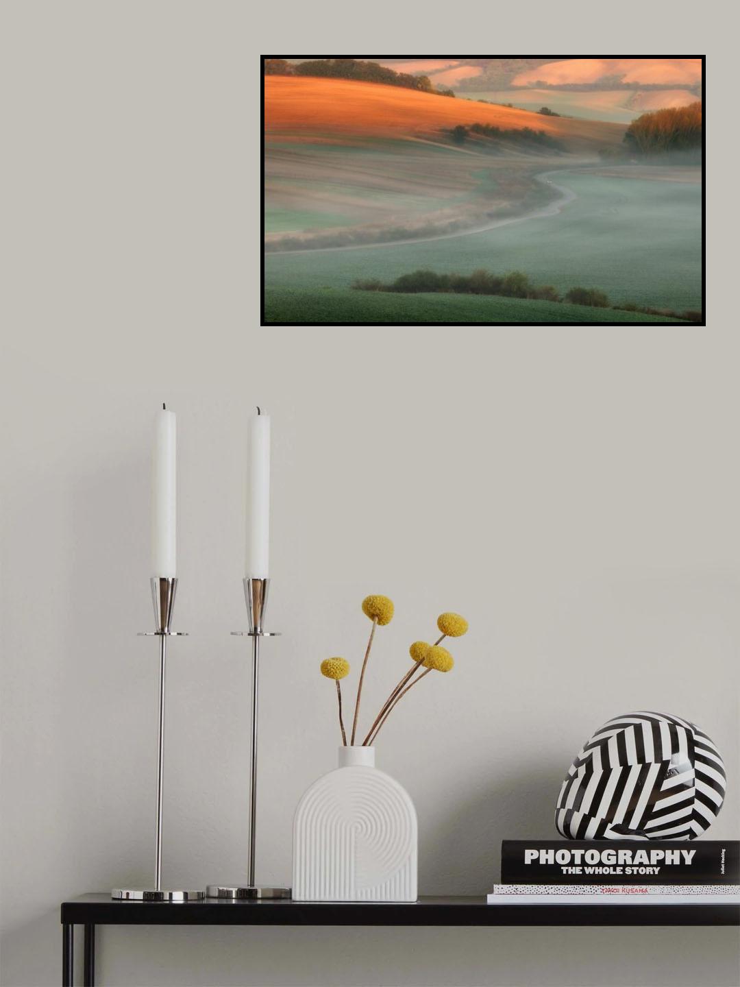 in the morning mist Poster och Canvastavla