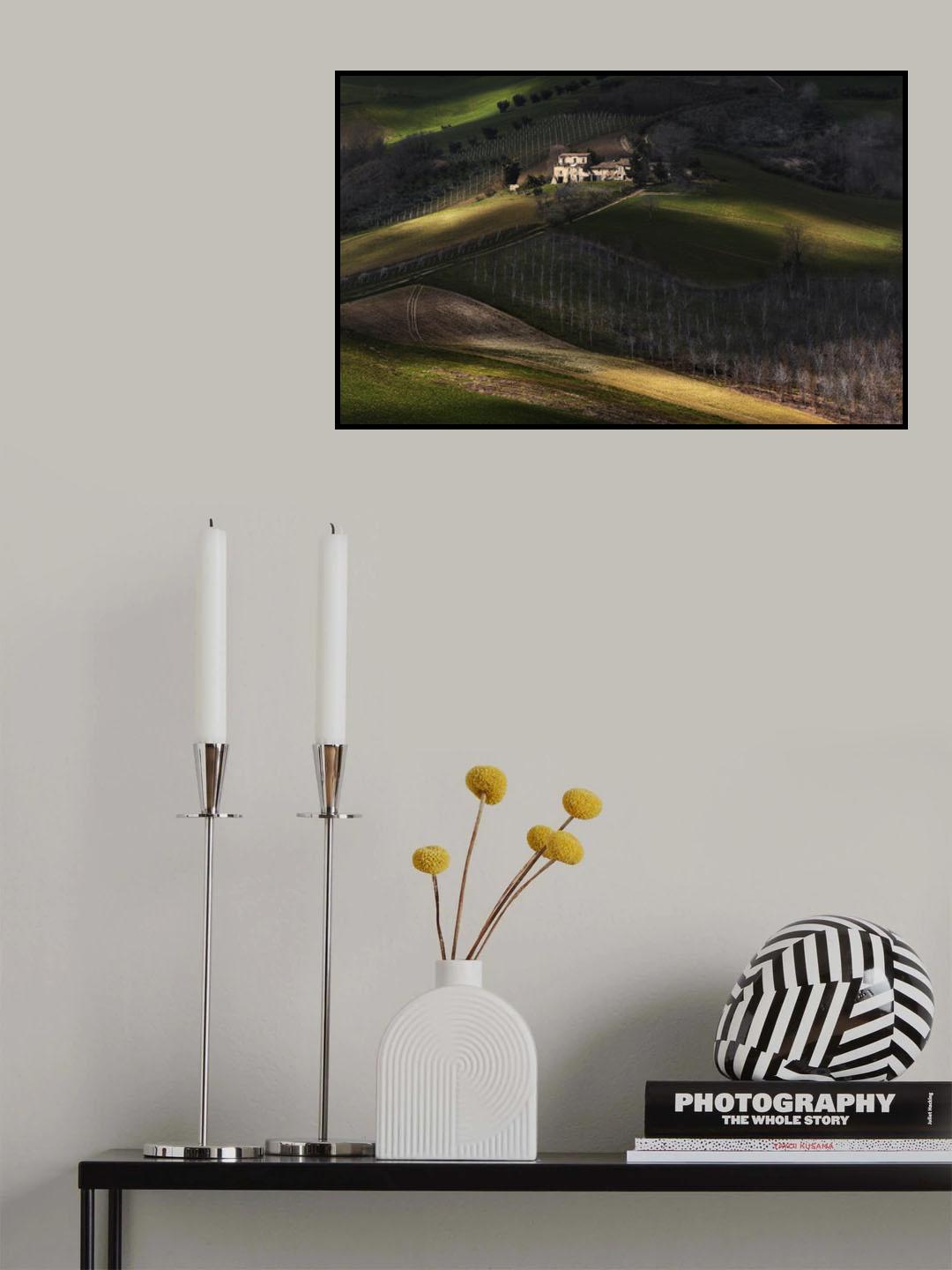 Our winter in the hills Poster och Canvastavla