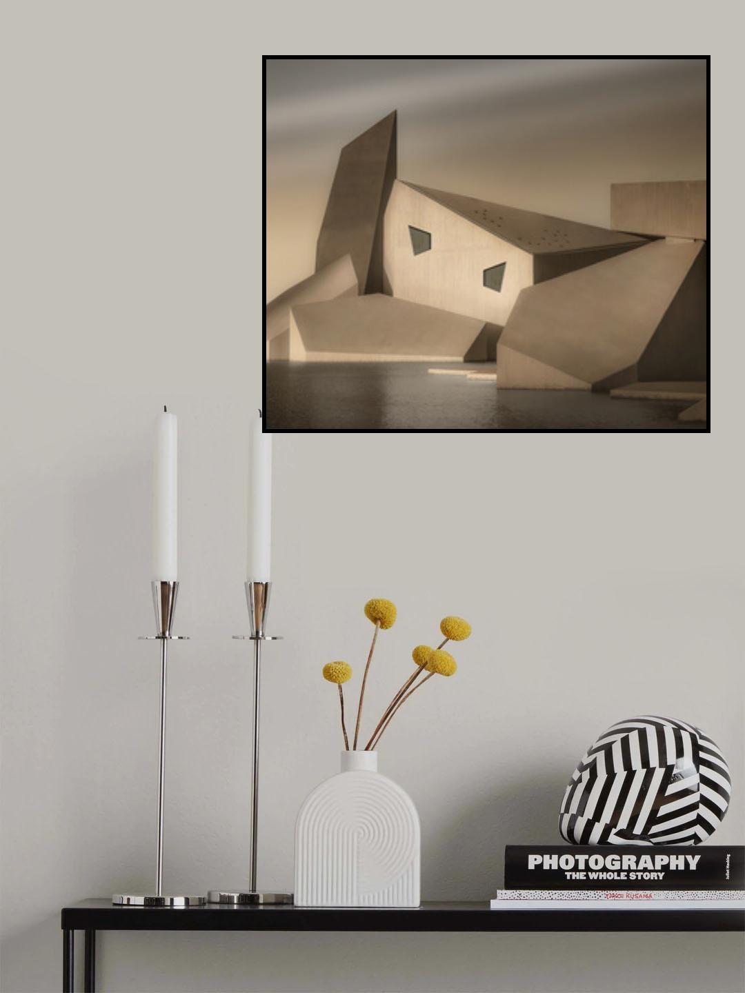 Geometric Shapes Poster och Canvastavla