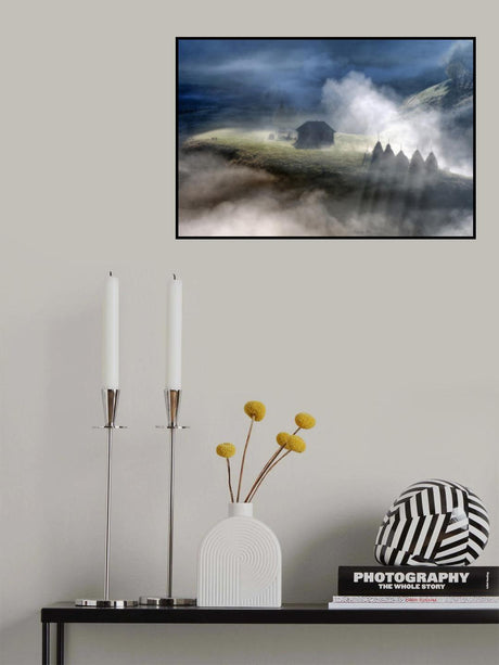 Morning mist. Poster och Canvastavla