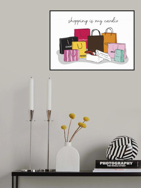 Shopping Cardio Poster och Canvastavla